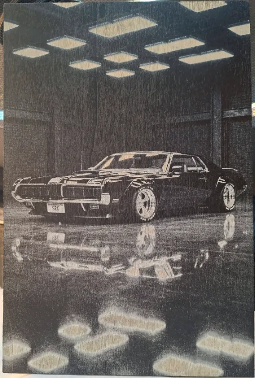 Laser engraving by Kovács György, made with DithX